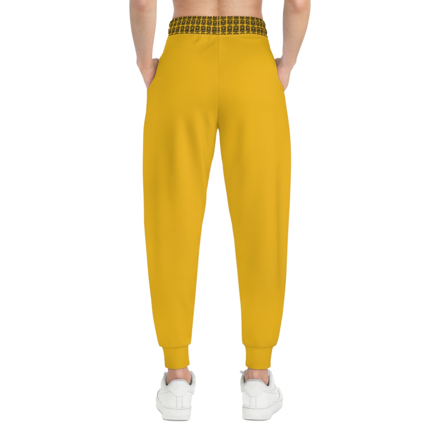 Yellow "Sun Gold Lion" Athletic Joggers (AOP)