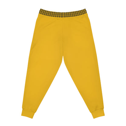 Yellow "Sun Gold Lion" Athletic Joggers (AOP)