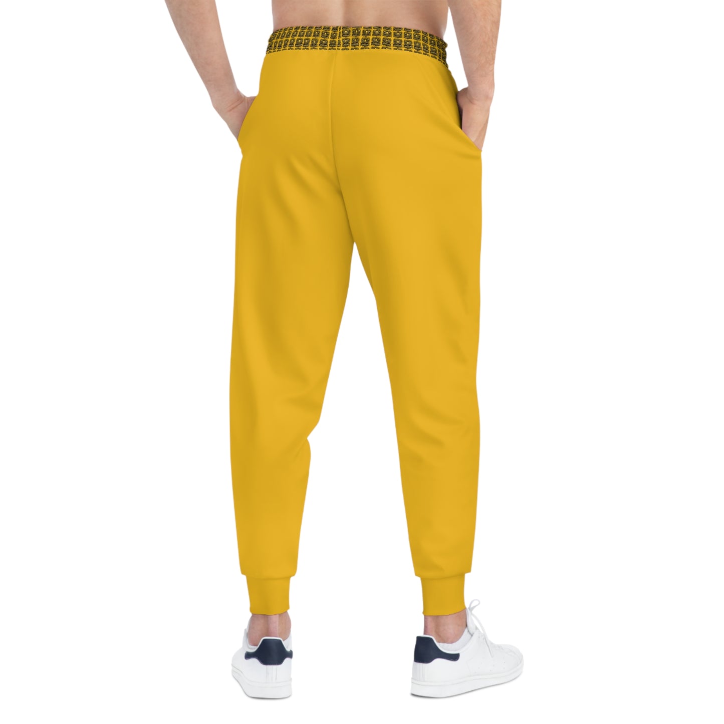 Yellow "Sun Gold Lion" Athletic Joggers (AOP)