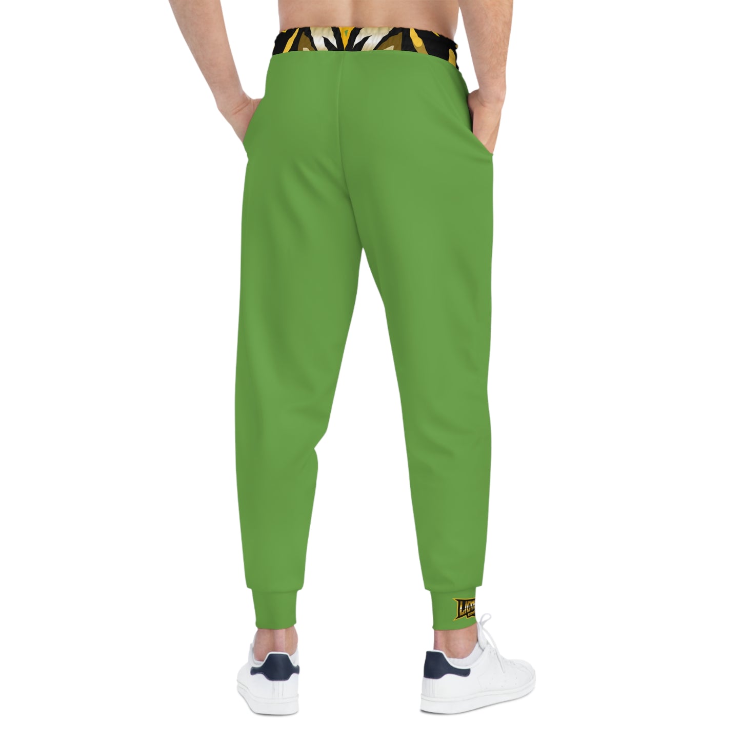 Green "Sun Gold Lion" Athletic Joggers