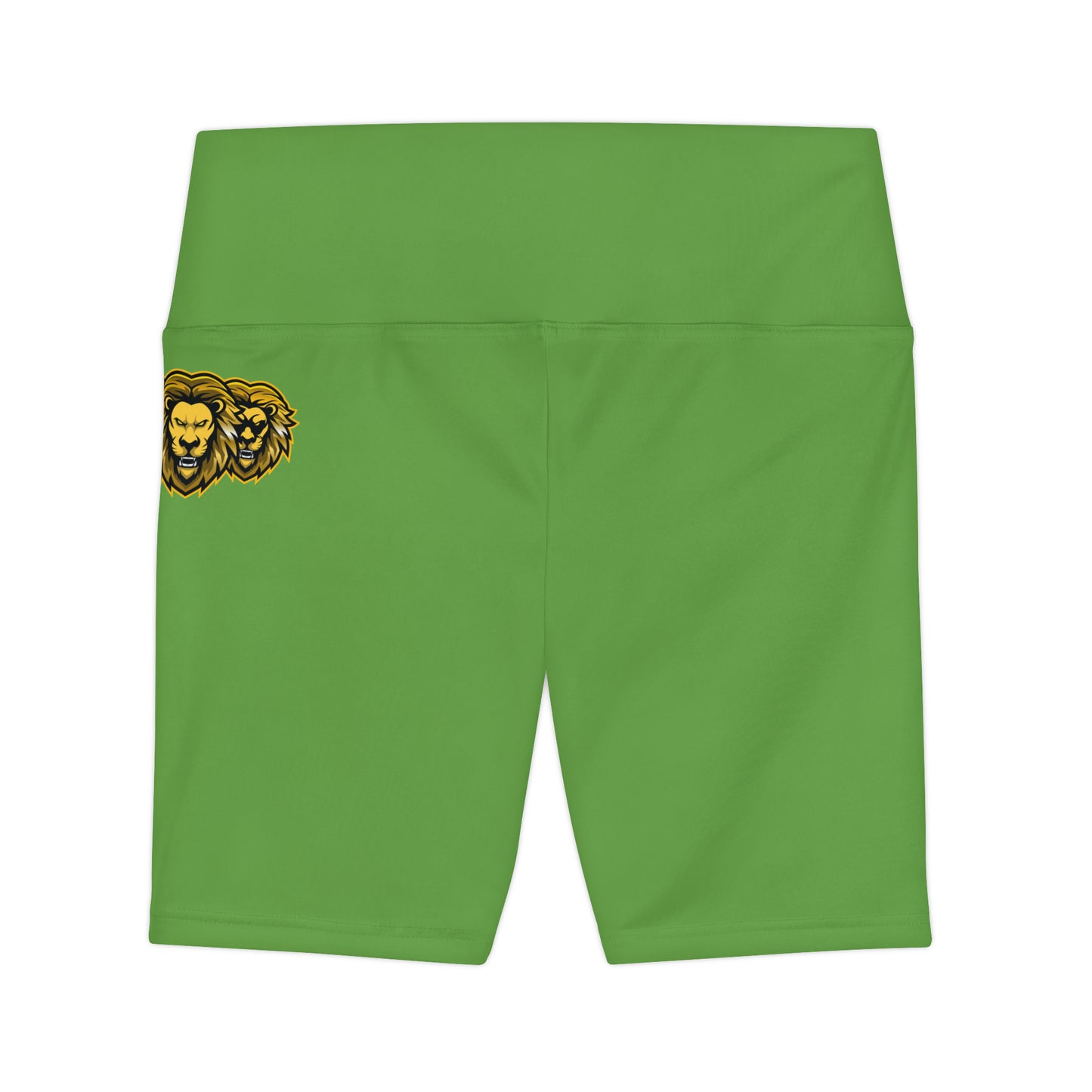 Green " Sun Gold Lion " Women's Workout Shorts
