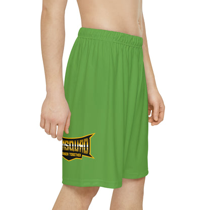 Green Men’s Sports Shorts (AOP)