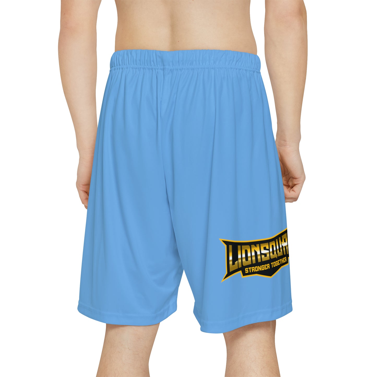 Light Blue Men’s Sports Shorts (AOP)