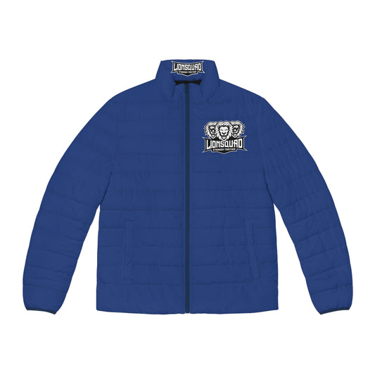 "LIONSQUAD" Men's Puffer Jacket (AOP)