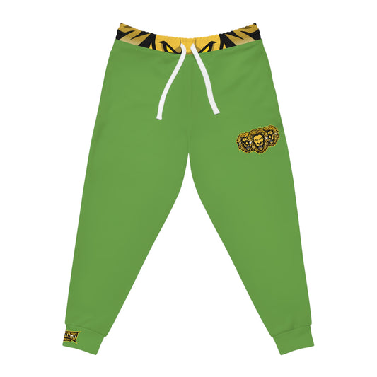 Green "Sun Gold Lion" Athletic Joggers