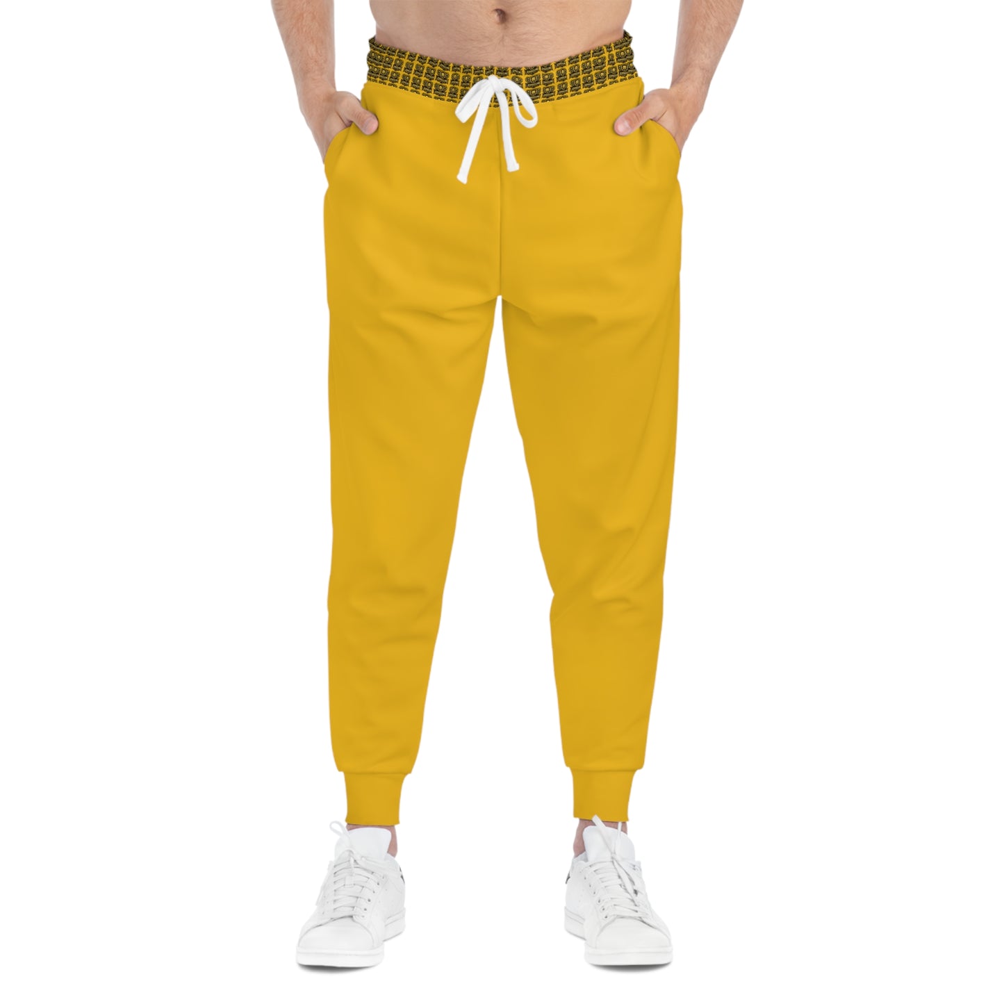 Yellow "Sun Gold Lion" Athletic Joggers (AOP)