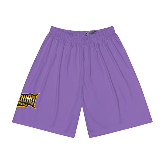 Light Purple Men’s Sports Shorts (AOP)