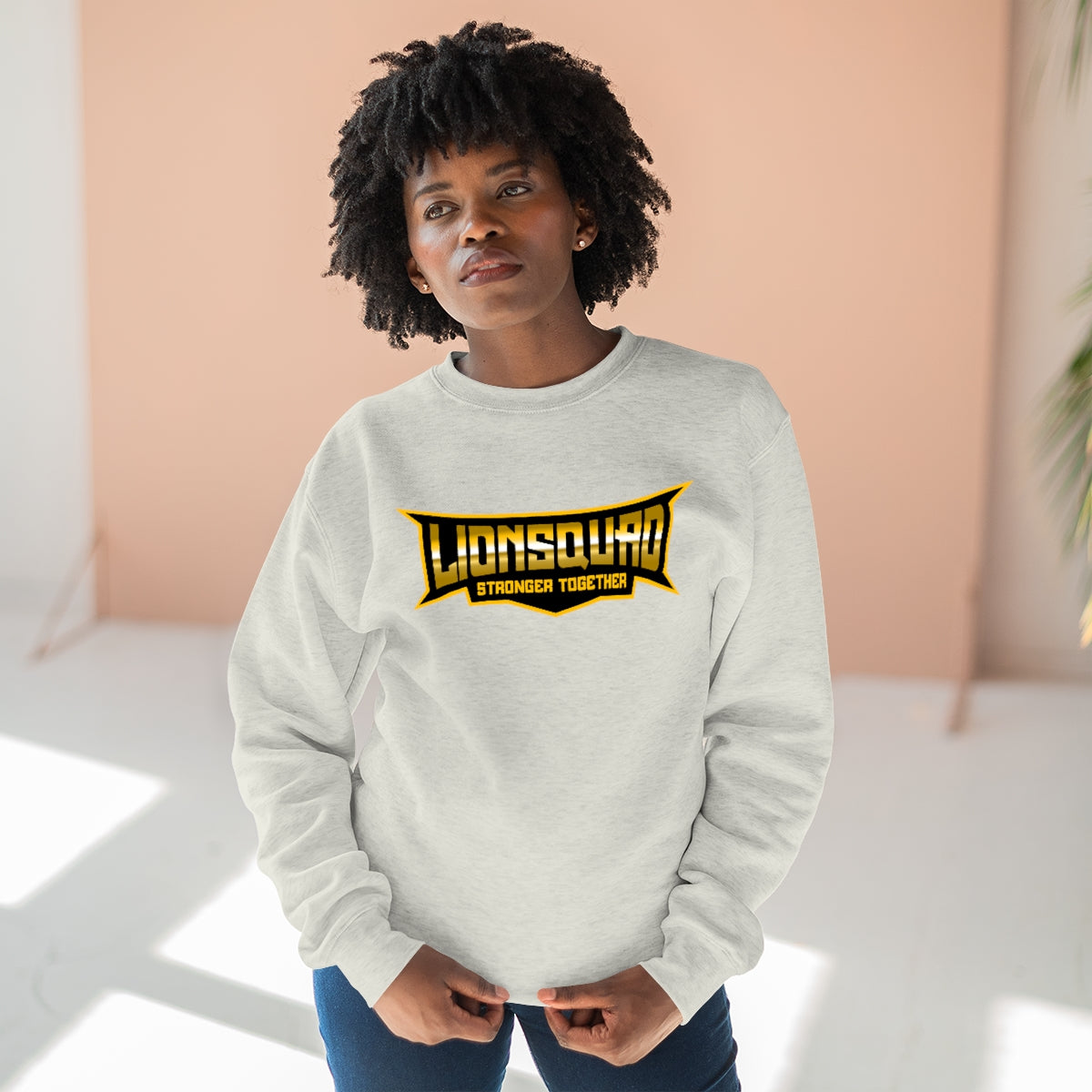 Unisex Premium Crewneck Sweatshirt - LionSquad