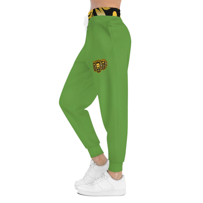 Green "Sun Gold Lion" Athletic Joggers