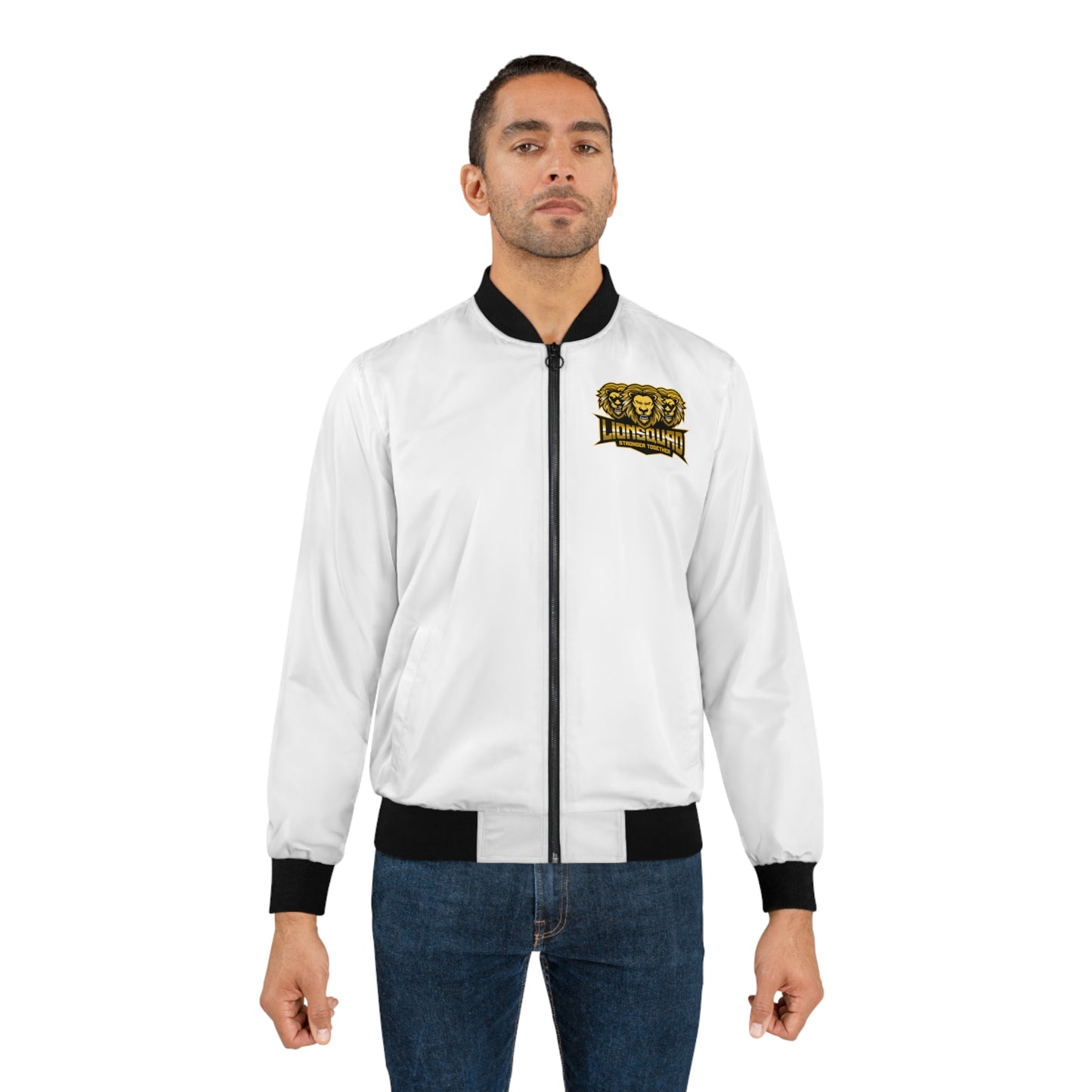 "LIONSQUAD" Men's Bomber Jacket (AOP)