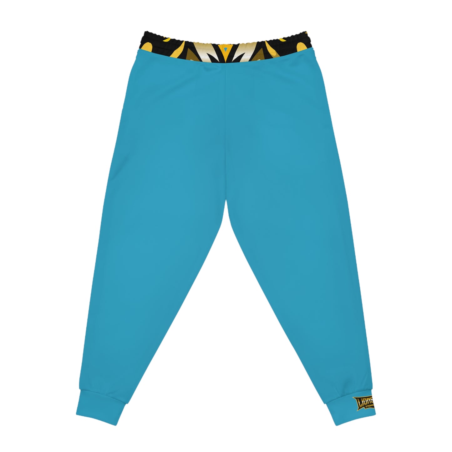 Torquoise "Sun Gold Lion" Athletic Joggers