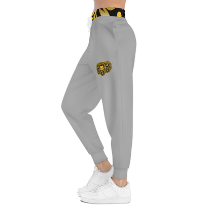 Light grey "Sun Gold Lion" Athletic Joggers