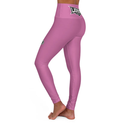 Light Pink "White Lion" High Waisted Yoga Leggings