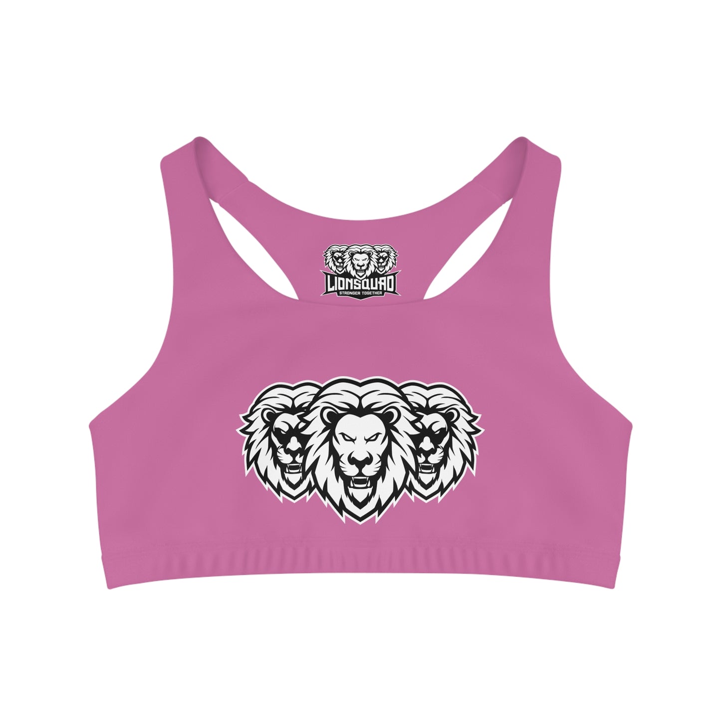 Light Pink "White Lion"  Seamless Sports Bra