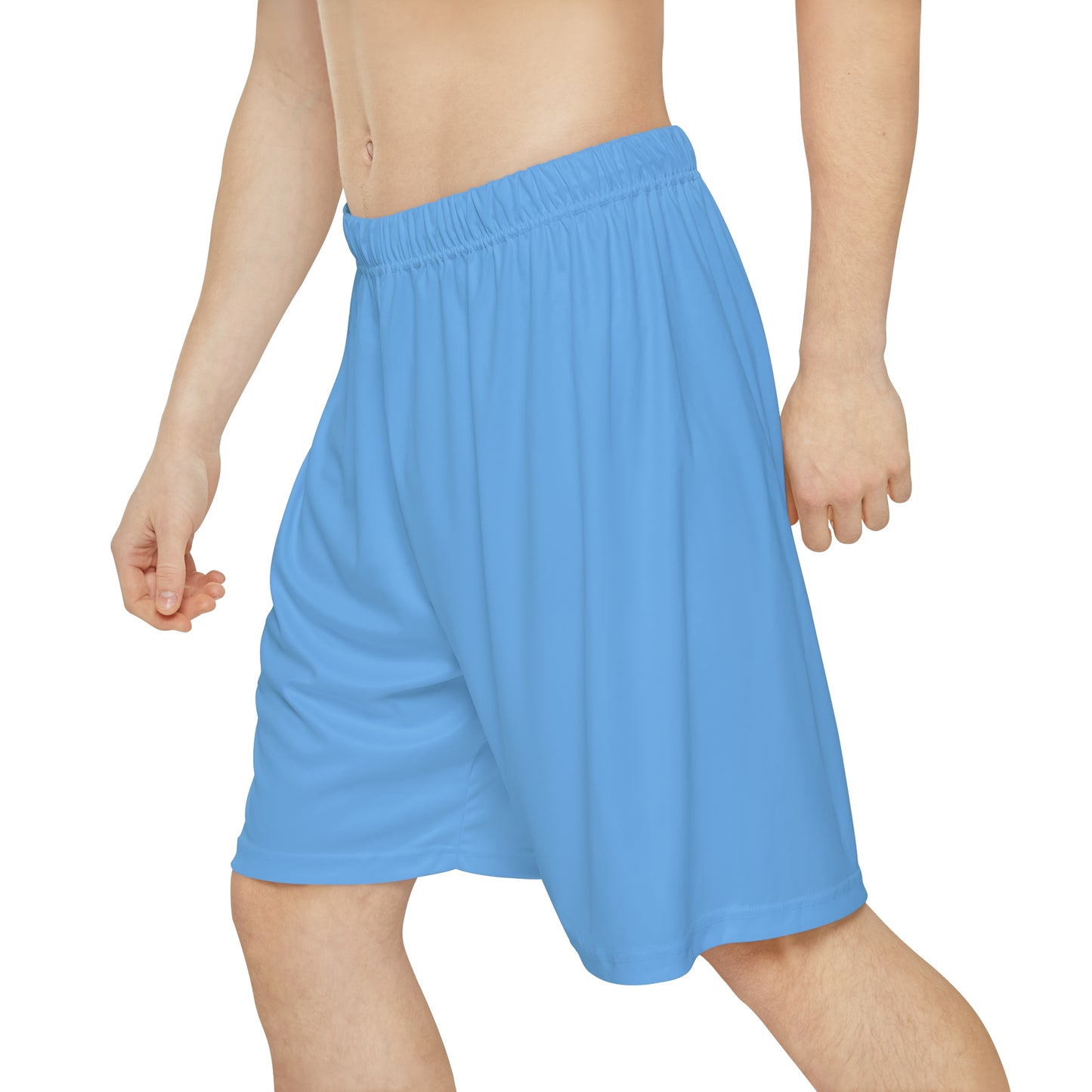 Light Blue Men’s Sports Shorts (AOP)