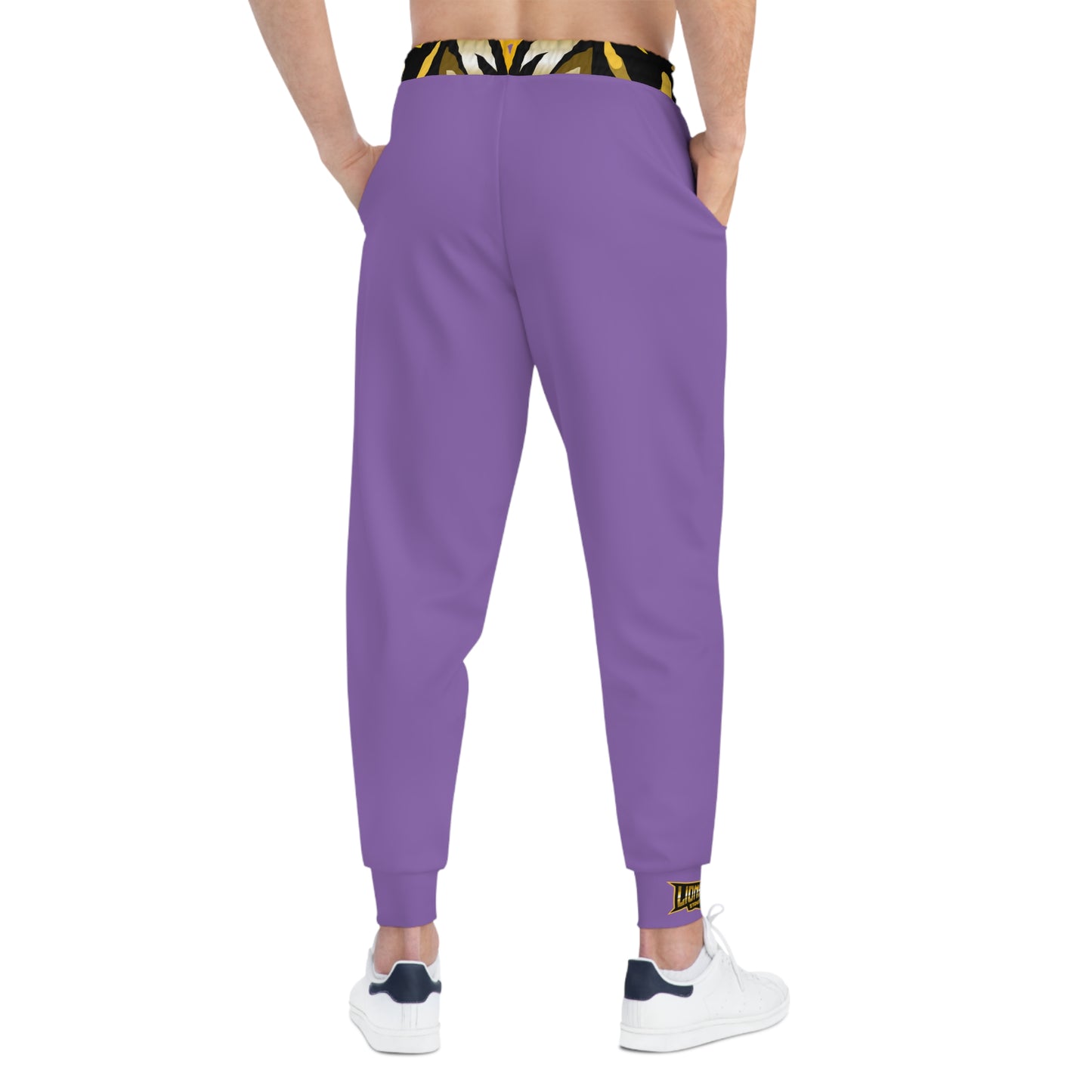 Light Purple "Sun Gold Lion" Athletic Joggers