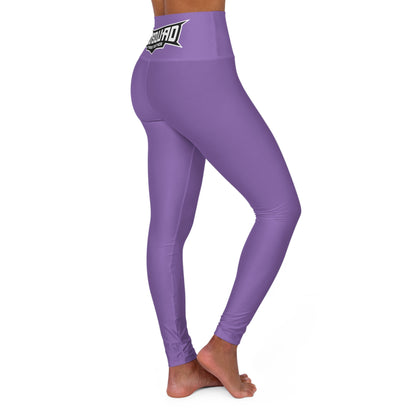 Light Purple "White Lion" High Waisted Yoga Leggings