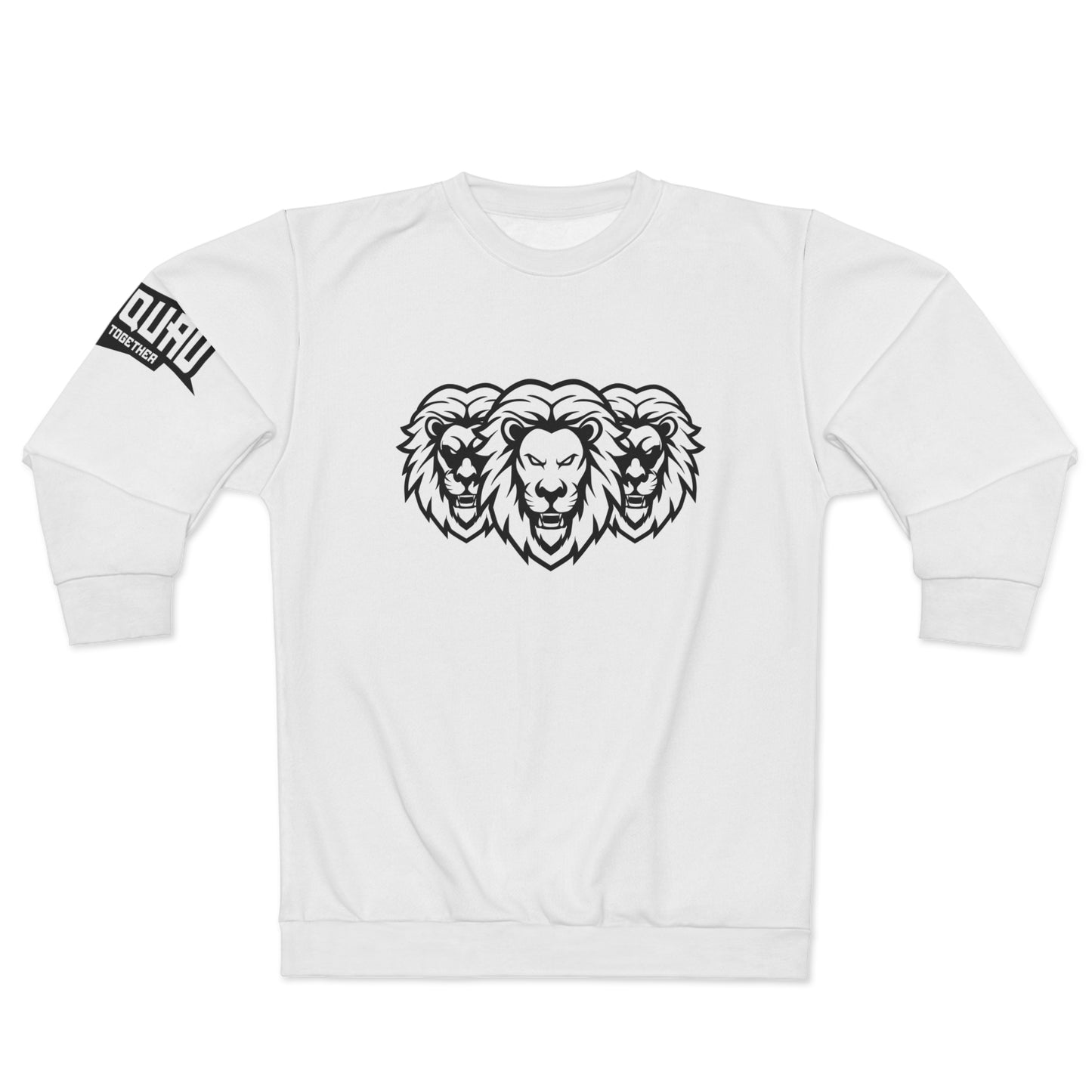 White "White Lion" Unisex Sweatshirt
