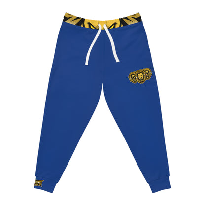 Dark Blue "Sun Gold Lion" Athletic Joggers