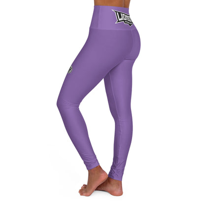 Light Purple "White Lion" High Waisted Yoga Leggings