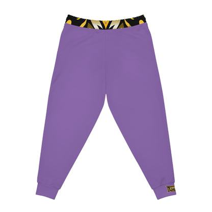 Light Purple "Sun Gold Lion" Athletic Joggers