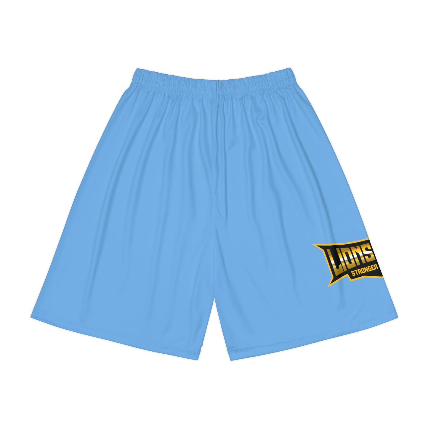 Light Blue Men’s Sports Shorts (AOP)