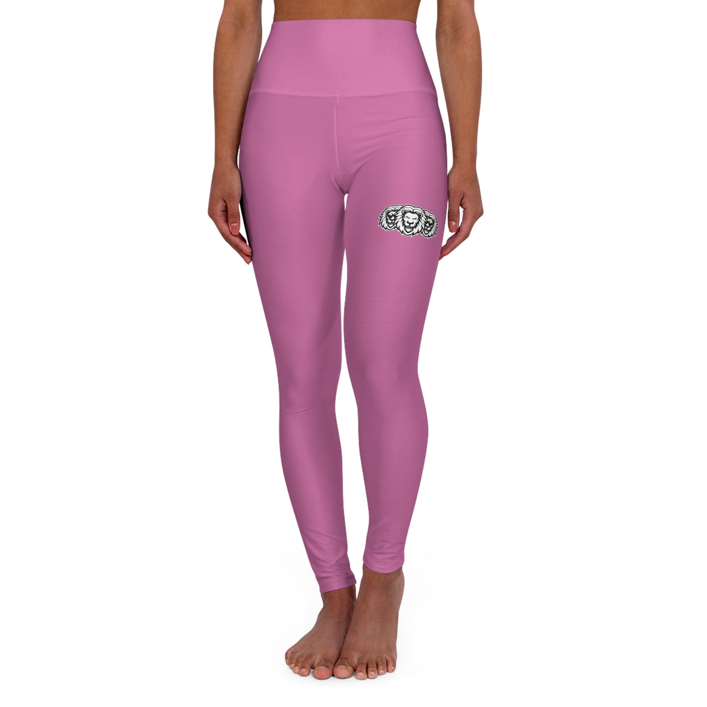 Light Pink "White Lion" High Waisted Yoga Leggings