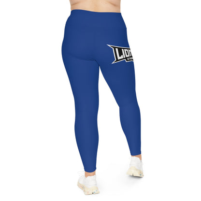 Dark Blue Plus Size Leggings