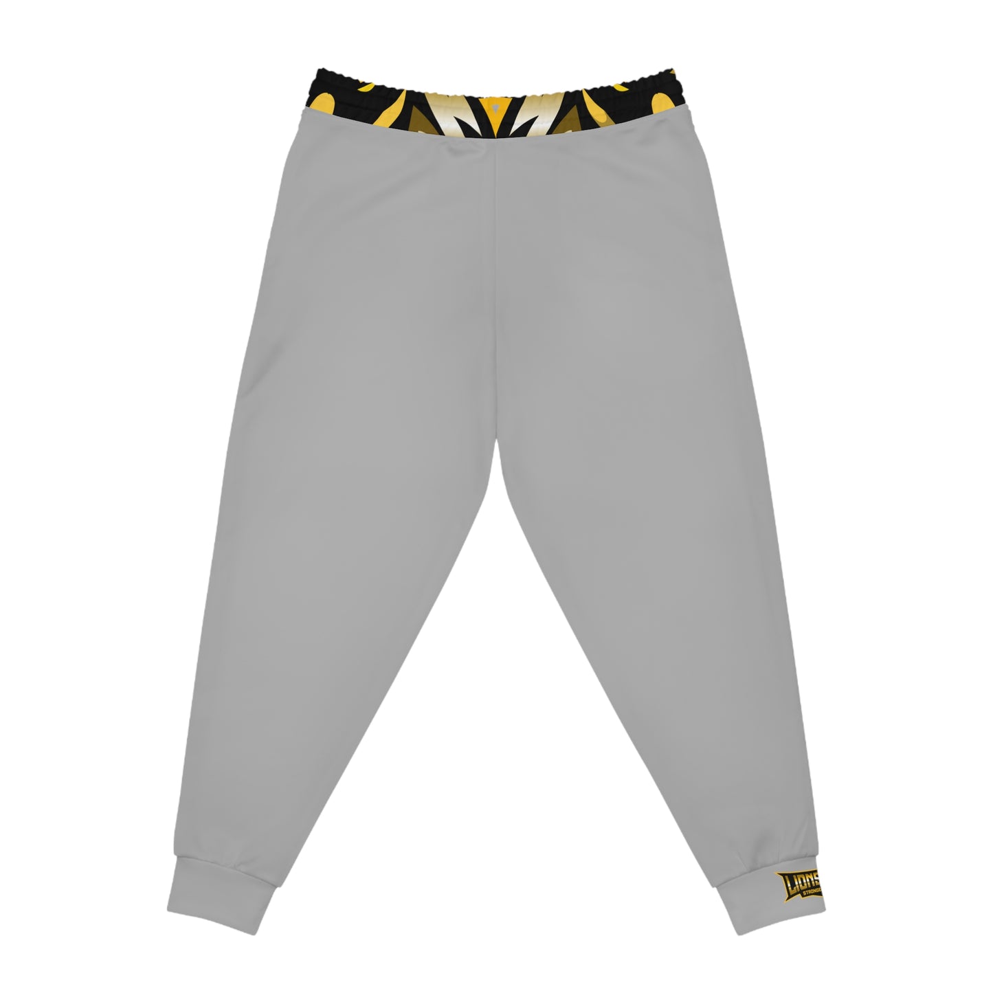 Light grey "Sun Gold Lion" Athletic Joggers