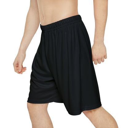 Black Men’s Sports Shorts (AOP)