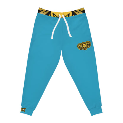 Torquoise "Sun Gold Lion" Athletic Joggers