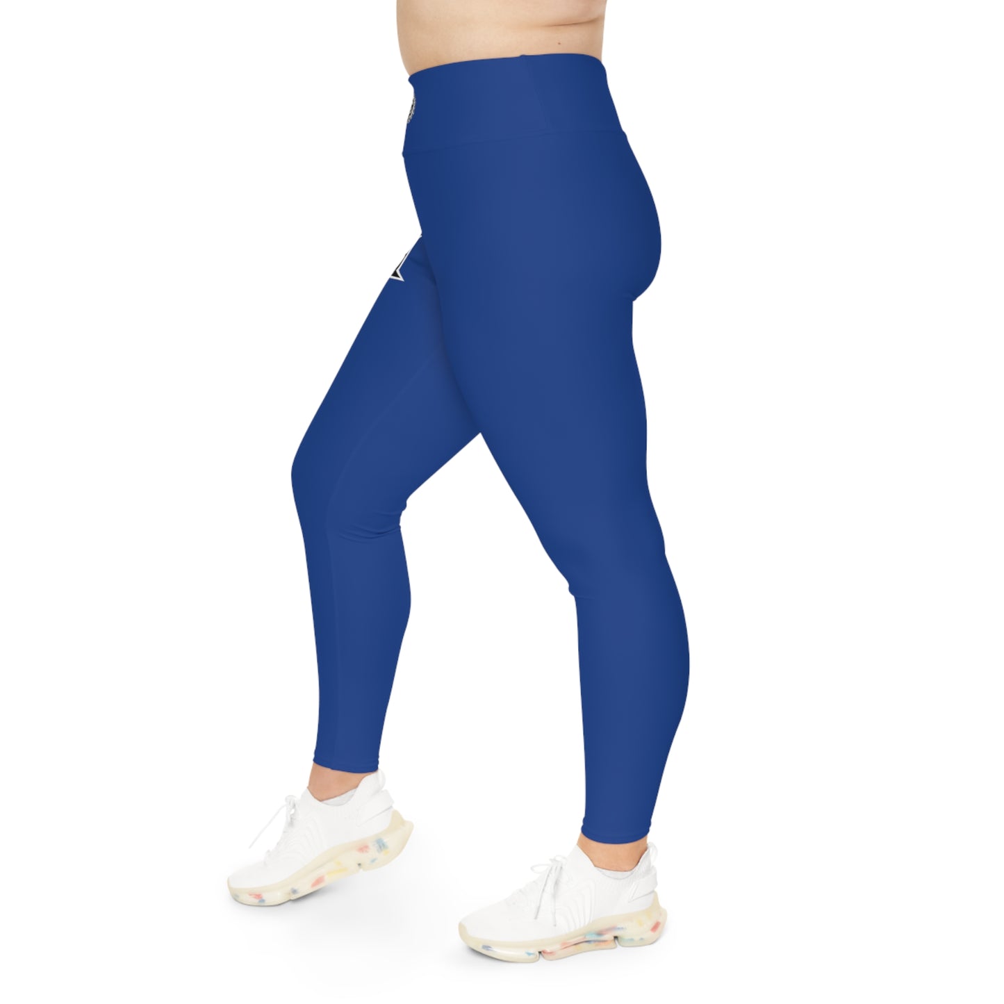 Dark Blue Plus Size Leggings