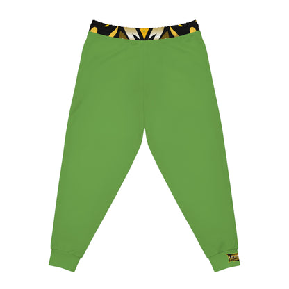 Green "Sun Gold Lion" Athletic Joggers