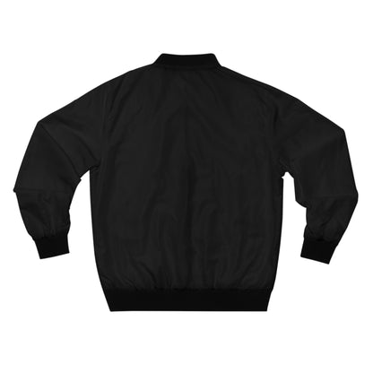 Black "LIONSQUAD" Men's Bomber Jacket (AOP)