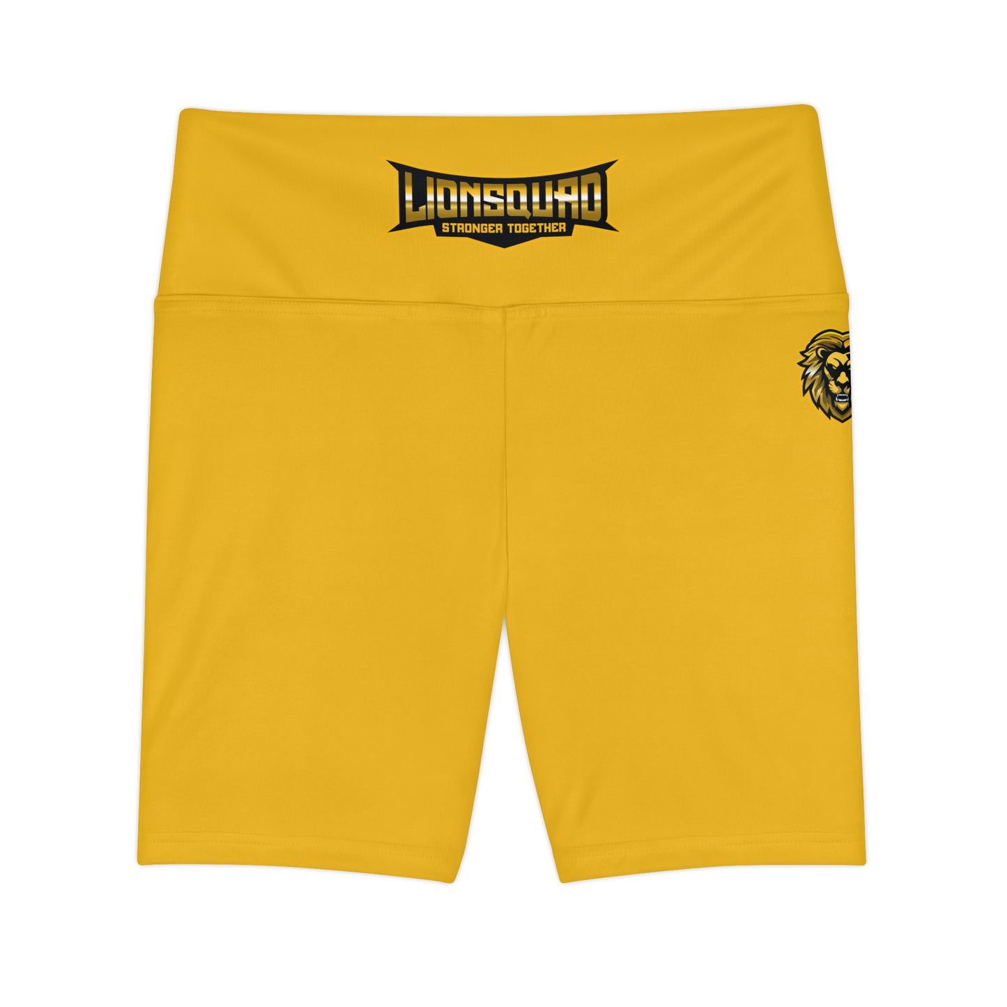 Yellow " Sun Gold Lion " Women's Workout Shorts