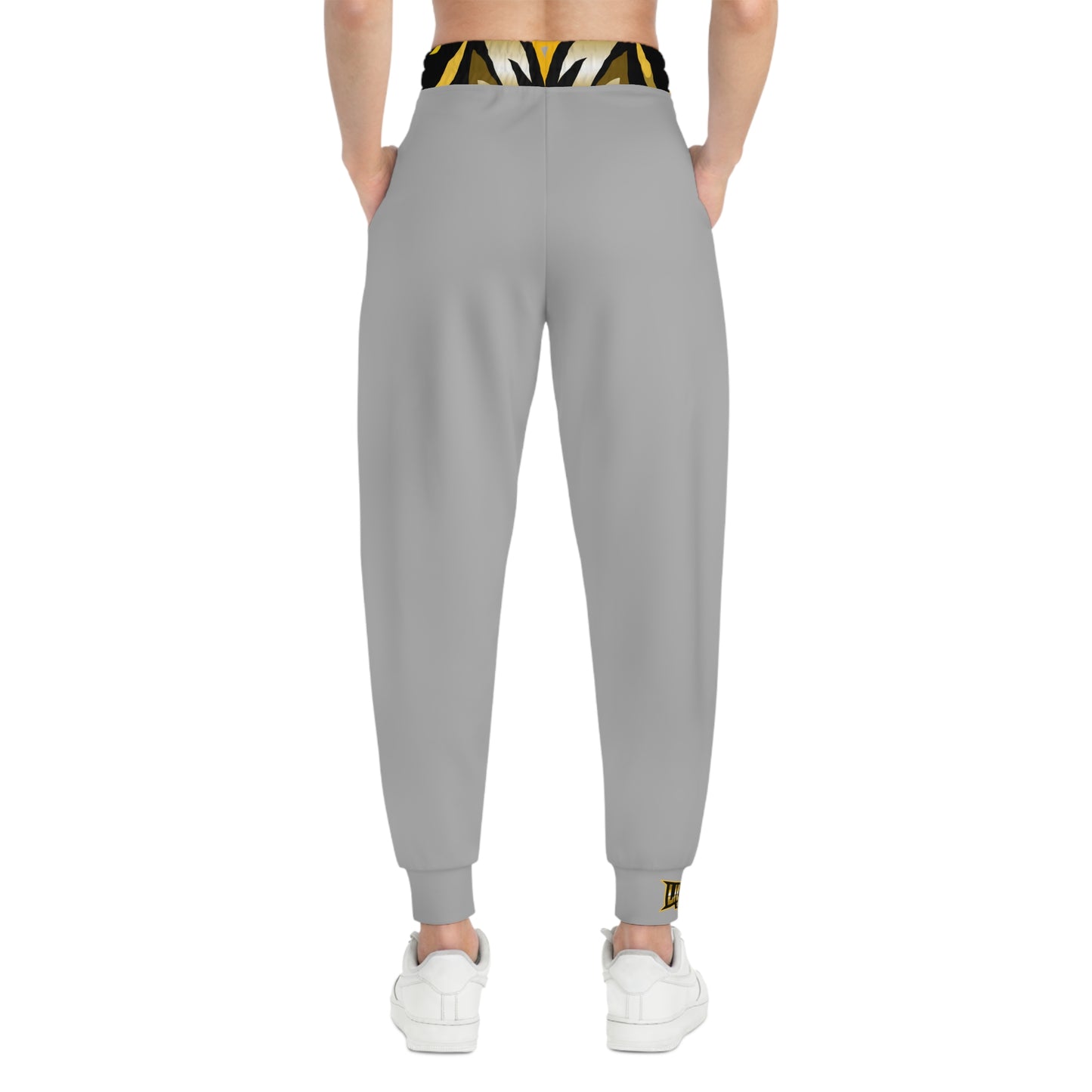 Light grey "Sun Gold Lion" Athletic Joggers