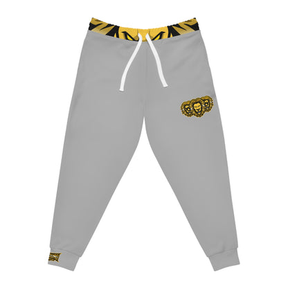 Light grey "Sun Gold Lion" Athletic Joggers