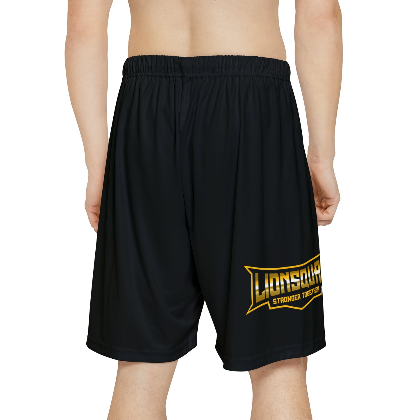 Black Men’s Sports Shorts (AOP)