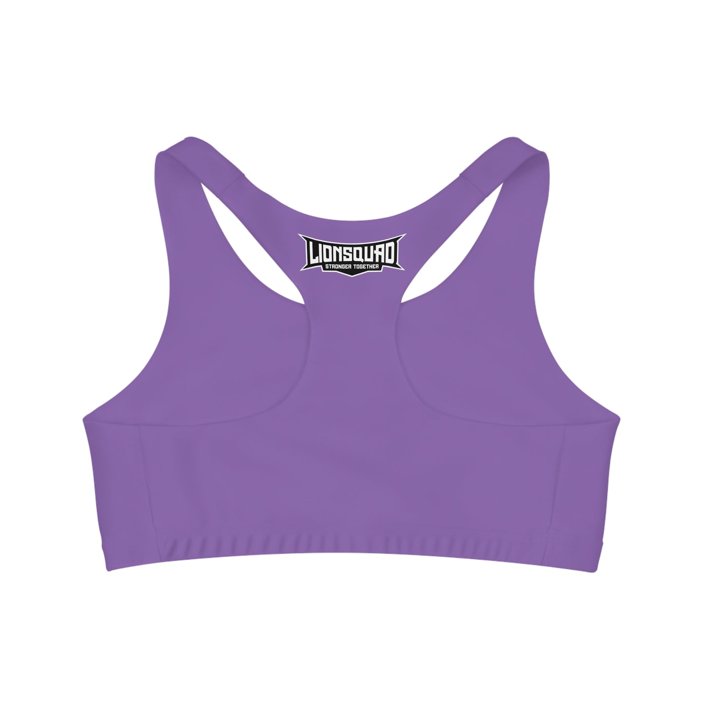 Light Purple "White Lion"  Seamless Sports Bra