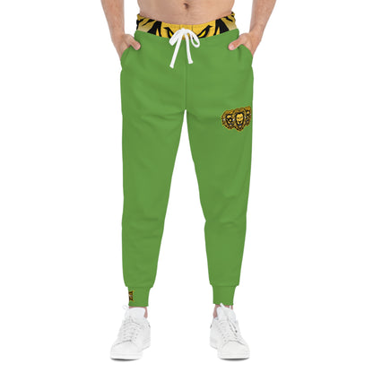 Green "Sun Gold Lion" Athletic Joggers